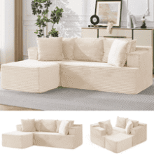 Korser Boneless Cloud Couch Sectional