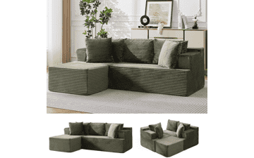 Korser Boneless Cloud Couch Sectional Sofa