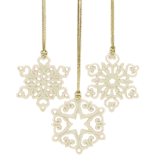 Lenox Mini Snowflake Christmas Ornaments