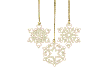 Lenox Mini Snowflake Christmas Ornaments