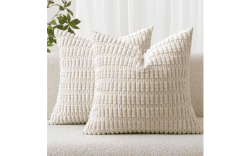 MIULEE Corduroy Throw Pillow Covers