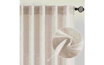 MIULEE Natural Linen Curtains