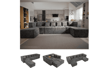 MONVANE Modular Sectional Cloud Couch