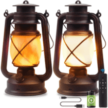 Marlrin USB Rechargeable Lanterns 2 Pack
