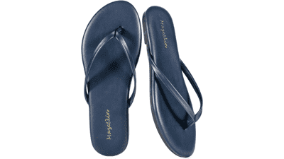 Mazeskin Women's Memory Foam Flip Flops