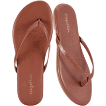 Mazeskin Women's Memory Foam Flip Flops