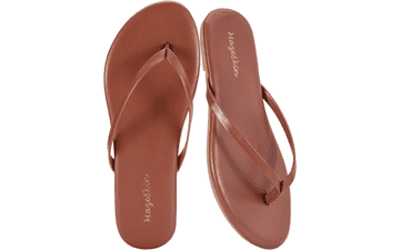 Mazeskin Women's Memory Foam Flip Flops