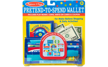 Melissa & Doug Pretend-to-Spend Toy Wallet