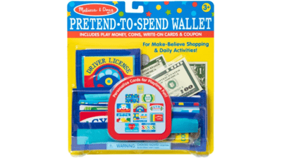 Melissa & Doug Pretend-to-Spend Toy Wallet
