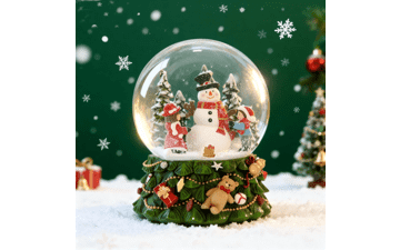Musical Snowmen Water Globe 150mm