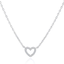 PAVOI 14K Gold Plated Heart Necklace