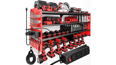 POKIPO Power Tool Organizer Wall Mount