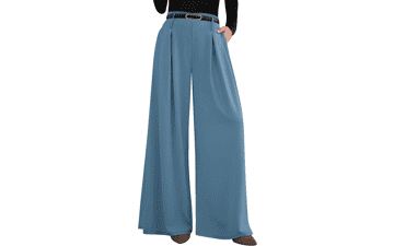 PRETTYGARDEN Womens Wide Leg Dress Pants