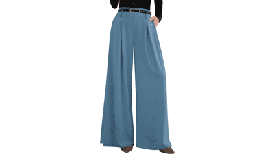 PRETTYGARDEN Womens Wide Leg Dress Pants