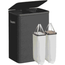 SONGMICS 170L Laundry Hamper with Lid