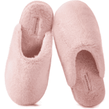 Snug Leaves Women's Fuzzy Memory Foam Slippers