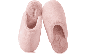 Snug Leaves Women's Fuzzy Memory Foam Slippers