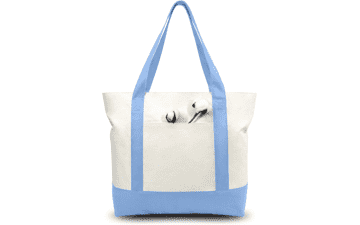 TOPDesign Canvas Tote Bags 30-Pack