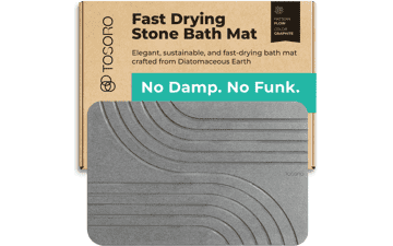 TOSORO Stone Bath Mat Diatomaceous Earth