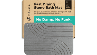 TOSORO Stone Bath Mat Diatomaceous Earth