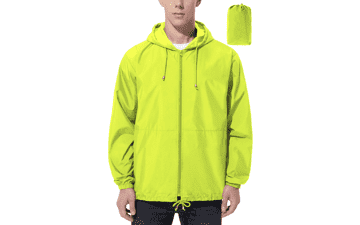 UIQUR Mens Waterproof Rain Jacket