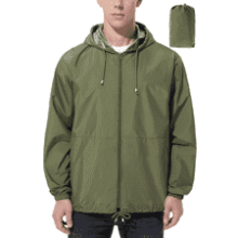 UIQUR Mens Waterproof Rain Jacket