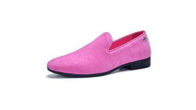 UUBARIS Mens Velvet Loafers