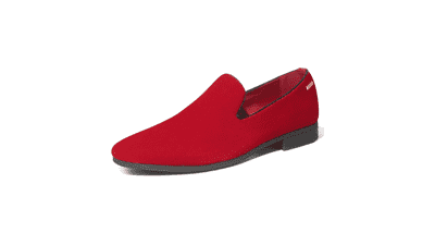 UUBARIS Mens Velvet Loafers