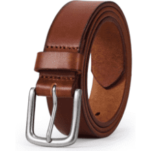 VATAN Men's Full Grain Leather Jean Belt