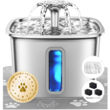 Veken 108oz Stainless Steel Cat Water Fountain