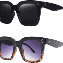 Vintage Oversized Square Sunglasses for Women