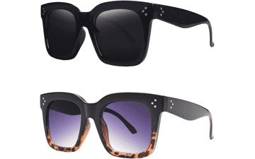 Vintage Oversized Square Sunglasses for Women