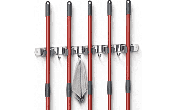 Voze Mop and Broom Holder Wall Mount