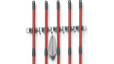 Voze Mop and Broom Holder Wall Mount