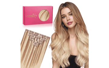 WENNALIFE Clip In Hair Extensions Human Hair