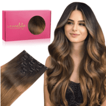 WENNALIFE Clip-In Human Hair Extensions