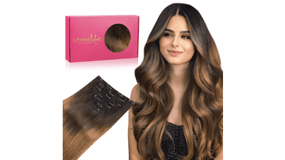 WENNALIFE Clip-In Human Hair Extensions