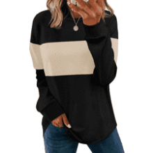 WIHOLL Women's Long Sleeve Sweatshirt