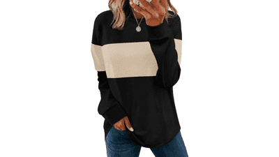 WIHOLL Women's Long Sleeve Sweatshirt