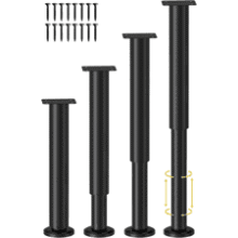 Wlrrcwdttc Adjustable Bed Support Legs 4 Pcs