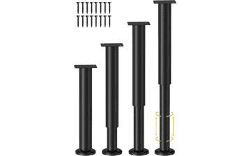 Wlrrcwdttc Adjustable Bed Support Legs 4 Pcs