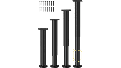 Wlrrcwdttc Adjustable Bed Support Legs 4 Pcs