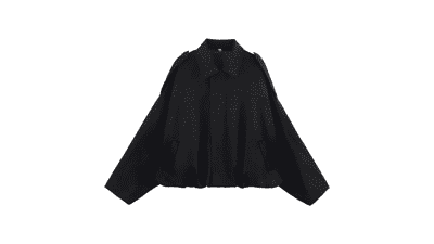Womens Faux Suede Bomber Jacket