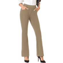 Women's Stretchy Straight Leg Work Pants