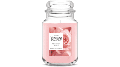 Yankee Candle Fresh Cut Roses Scented Candle