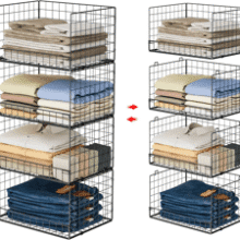 Yociyoga 4-Tier Stackable Closet Organizer