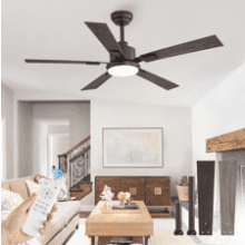 ZMISHIBO 52" Farmhouse Ceiling Fan