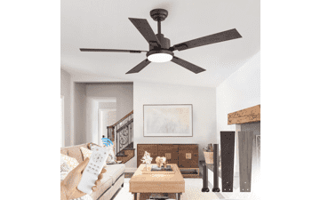 ZMISHIBO 52" Farmhouse Ceiling Fan