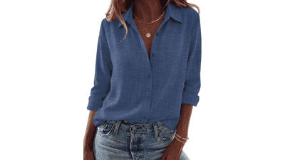 Zeagoo Women's Long Sleeve Blouse
