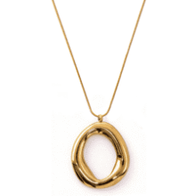 18K Gold Plated Chunky Statement Necklace